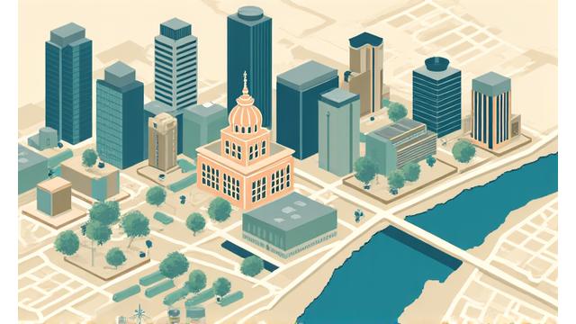 Map showing LumenLink office in Austin, Texas