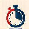 Clock icon with arrow, illustrating quick response