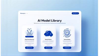 Screenshot of AI model selection screen