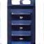Icon of a filing cabinet with a recycle symbol