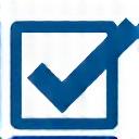 Icon of a checkmark in a box, representing optional information and user consent for enhanced features.